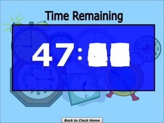 47 59
58
57
56
55
54
53
52
51
50
49
48
47
46
45
44
43
42
41
40
39
38
37
36
35
34
33
32
31
30
29
28
27
26
25
24
23
22
21
20
19
18
17
16
15
14
13
12
11
10
09
08
07
06
05
04
03
02
01
00
Back to Clock Home
 