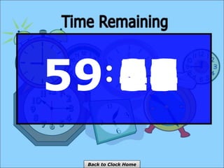 59 59
58
57
56
55
54
53
52
51
50
49
48
47
46
45
44
43
42
41
40
39
38
37
36
35
34
33
32
31
30
29
28
27
26
25
24
23
22
21
20
19
18
17
16
15
14
13
12
11
10
09
08
07
06
05
04
03
02
01
00
Back to Clock Home
 