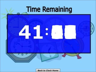41 59
58
57
56
55
54
53
52
51
50
49
48
47
46
45
44
43
42
41
40
39
38
37
36
35
34
33
32
31
30
29
28
27
26
25
24
23
22
21
20
19
18
17
16
15
14
13
12
11
10
09
08
07
06
05
04
03
02
01
00
Back to Clock Home
 