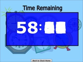 58 59
58
57
56
55
54
53
52
51
50
49
48
47
46
45
44
43
42
41
40
39
38
37
36
35
34
33
32
31
30
29
28
27
26
25
24
23
22
21
20
19
18
17
16
15
14
13
12
11
10
09
08
07
06
05
04
03
02
01
00
Back to Clock Home
 
