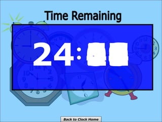 24 59
58
57
56
55
54
53
52
51
50
49
48
47
46
45
44
43
42
41
40
39
38
37
36
35
34
33
32
31
30
29
28
27
26
25
24
23
22
21
20
19
18
17
16
15
14
13
12
11
10
09
08
07
06
05
04
03
02
01
00
Back to Clock Home
 