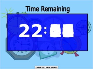 22 59
58
57
56
55
54
53
52
51
50
49
48
47
46
45
44
43
42
41
40
39
38
37
36
35
34
33
32
31
30
29
28
27
26
25
24
23
22
21
20
19
18
17
16
15
14
13
12
11
10
09
08
07
06
05
04
03
02
01
00
Back to Clock Home
 