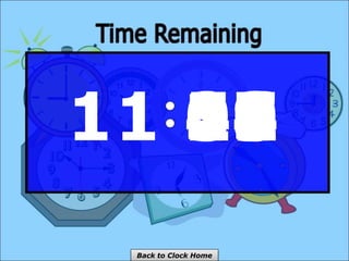 11 59
58
57
56
55
54
53
52
51
50
49
48
47
46
45
44
43
42
41
40
39
38
37
36
35
34
33
32
31
30
29
28
27
26
25
24
23
22
21
20
19
18
17
16
15
14
13
12
11
10
09
08
07
06
05
04
03
02
01
00
Back to Clock Home
 