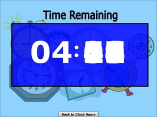 04 59
58
57
56
55
54
53
52
51
50
49
48
47
46
45
44
43
42
41
40
39
38
37
36
35
34
33
32
31
30
29
28
27
26
25
24
23
22
21
20
19
18
17
16
15
14
13
12
11
10
09
08
07
06
05
04
03
02
01
00
Back to Clock Home
 