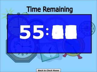 55 59
58
57
56
55
54
53
52
51
50
49
48
47
46
45
44
43
42
41
40
39
38
37
36
35
34
33
32
31
30
29
28
27
26
25
24
23
22
21
20
19
18
17
16
15
14
13
12
11
10
09
08
07
06
05
04
03
02
01
00
Back to Clock Home
 