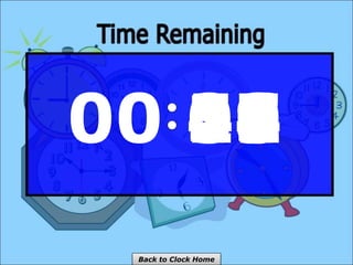 00 50
49
48
47
46
45
44
43
42
41
40
39
38
37
36
35
34
33
32
31
30
29
28
27
26
25
24
23
22
21
20
19
18
17
16
15
14
13
12
11
10
09
08
07
06
05
04
03
02
01
00
Back to Clock Home
 