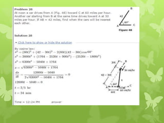 Time rate problems (Calculus)