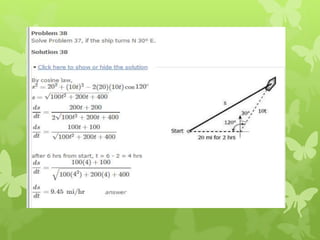 Time Rates Time rate problems (Calculus) | PPTX