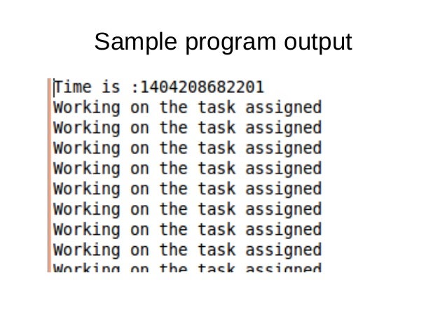 Timer class in java