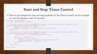 Timer control | PPTX