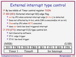 Microcontroller 8051 Timer Counter Interrrupt | PPT