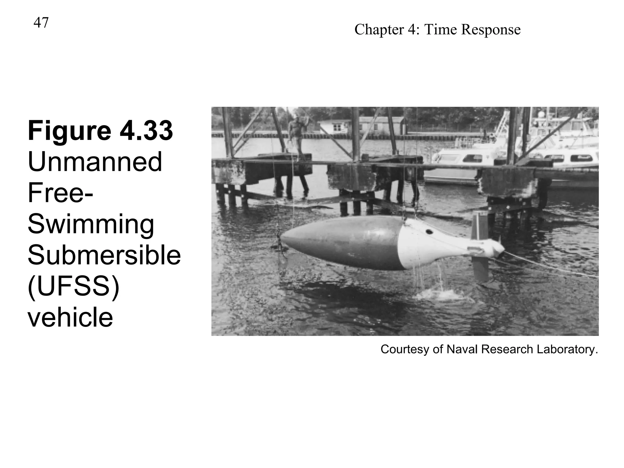 Figure 4.33 Unmanned Free-Swimming Submersible (UFSS) vehicle Courtesy of Naval Research Laboratory. 