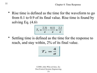 Fast Response Rise Time Time Response in control Engineering.pptx
