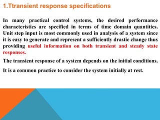 Time response of discrete systems 4th lecture