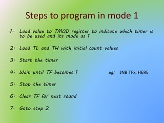 Timer programming | PPTX
