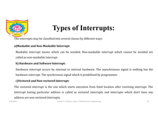 Interrupt Class 8051 Timers, Interrupts and Serial Communication in Embedded Systems | PDF