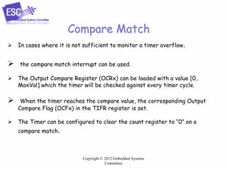 Timer Output Compare Timers | PDF