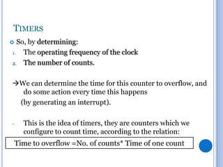 Timer Overflow Time Formula Timers | PPTX