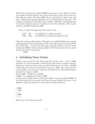 8051 Timers