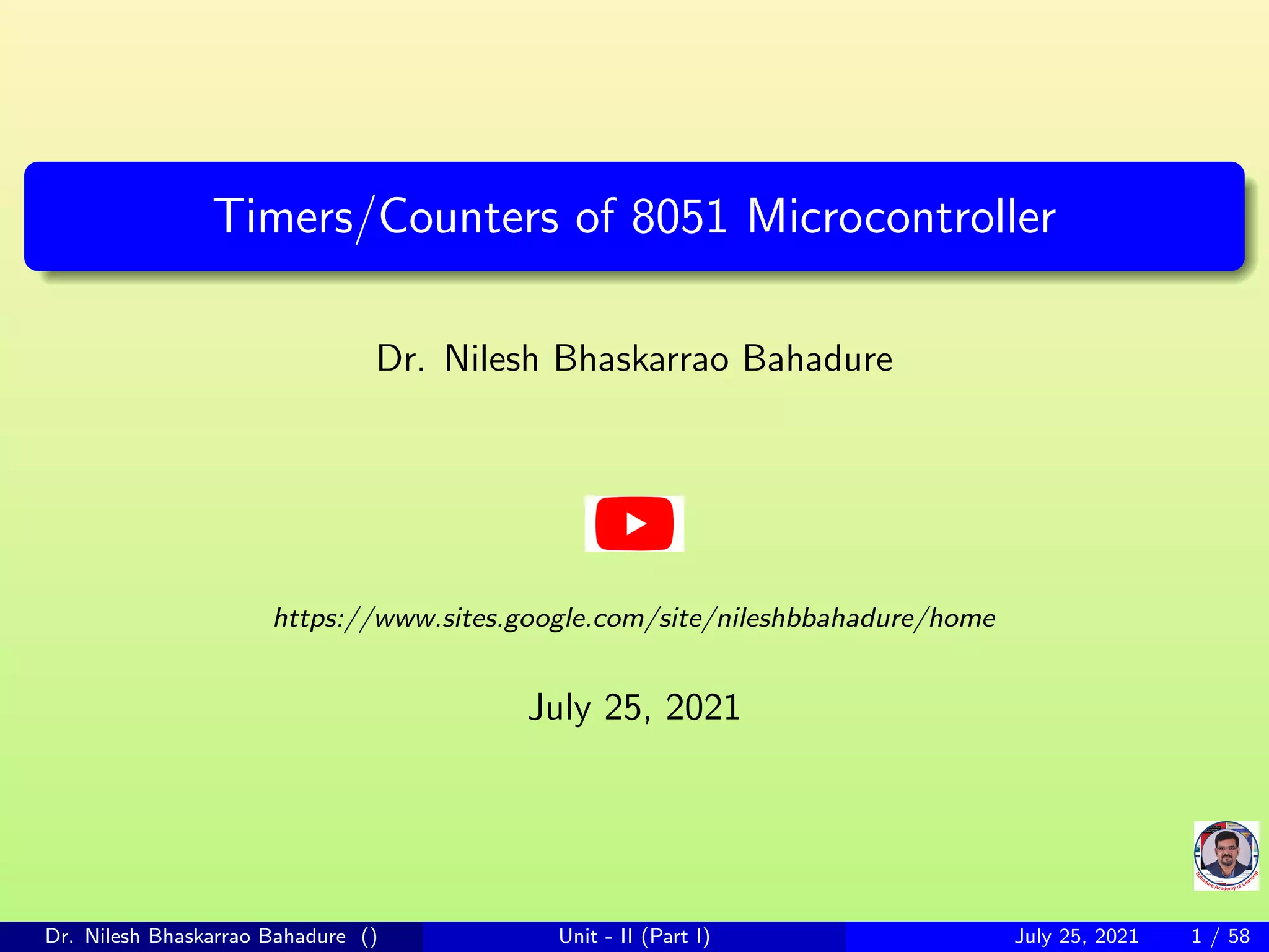 Timers and counters of microcontroller 8051 | PDF | Computing ...