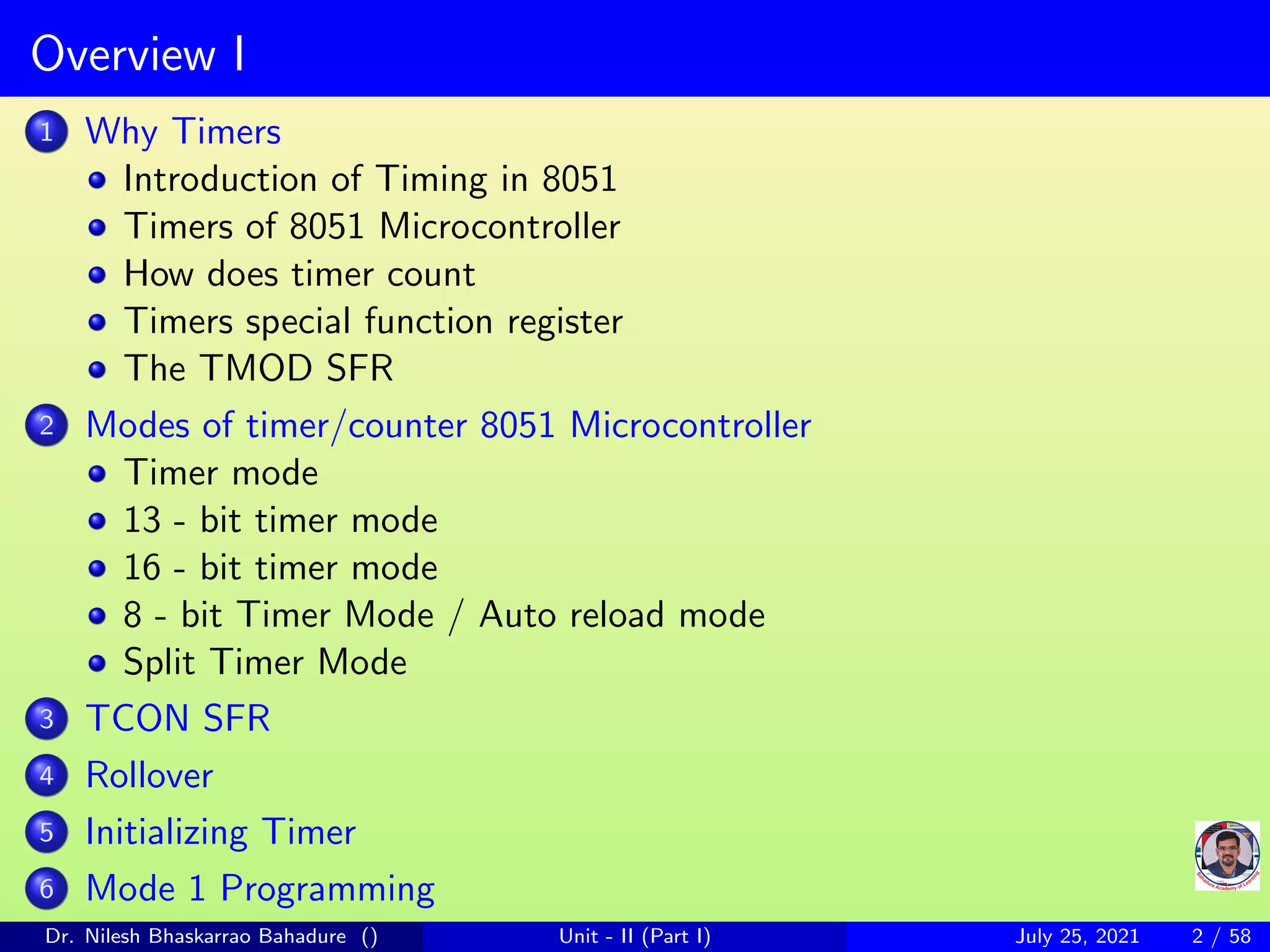 Timers and counters of microcontroller 8051 | PDF | Computing ...