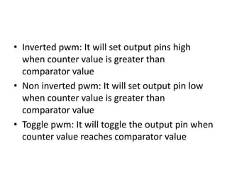 Timers and pwm | PPTX