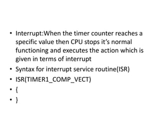 Timers and pwm | PPTX