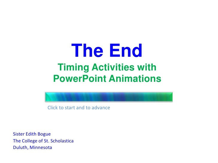 5 minute powerpoint timer