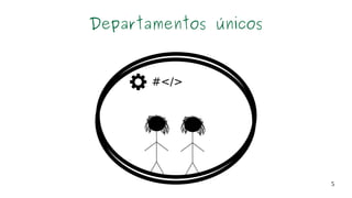 5
Departamentos únicos
 