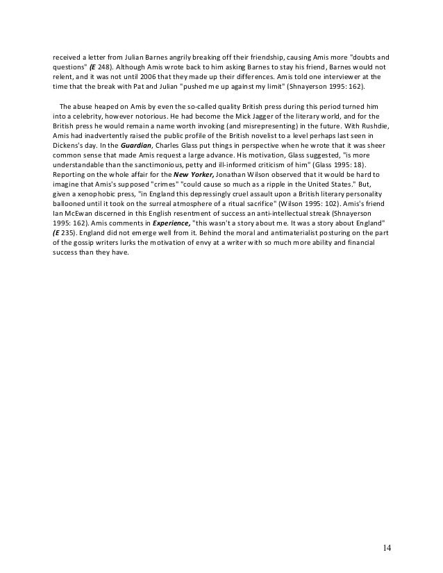 Martin Amis Time S Arrow Study Guide