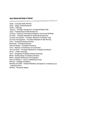 Time saver standards for interior design