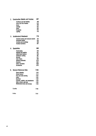 Time saver standards for interior design | PDF