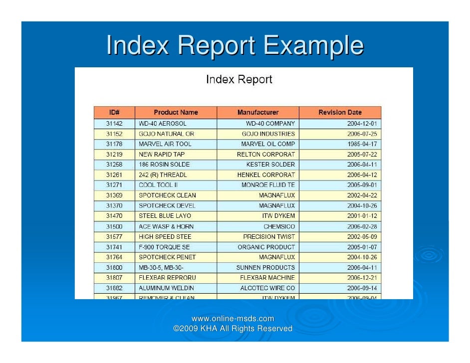 OSHA RightToKnow MSDS Compliance Made Easy