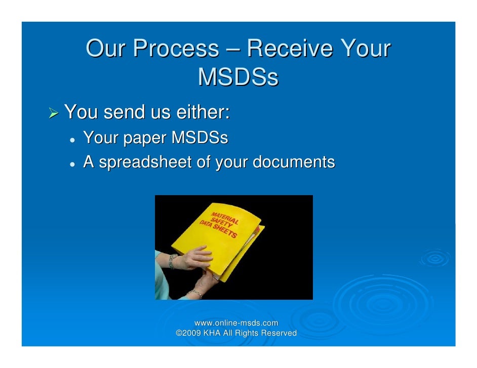 OSHA RightToKnow MSDS Compliance Made Easy