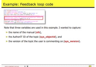 Time Saving Techniques Using Author-It