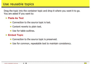 Time Saving Techniques Using Author-It