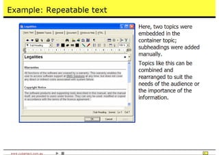 Time Saving Techniques Using Author-It