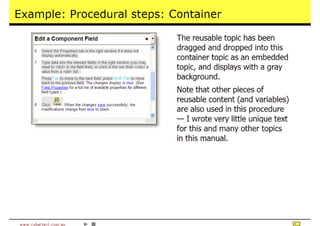 Time Saving Techniques Using Author-It