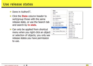 Time Saving Techniques Using Author-It