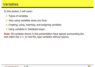 Time Saving Techniques Using Author-It
