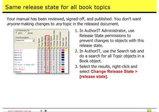 Time Saving Techniques Using Author-It