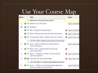 Use Your Course Map
 