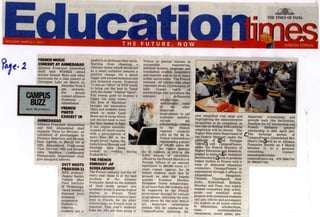 Times education article on 7 3-2011