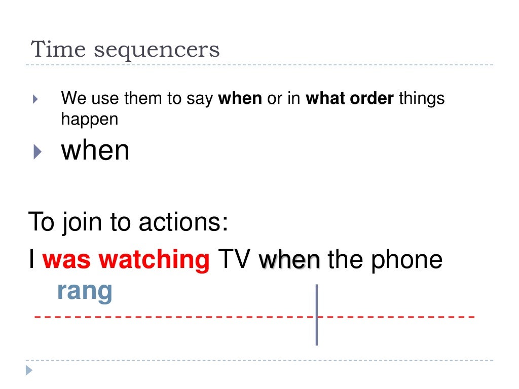 Time sequencers and connectors