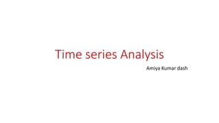 Time Series Lesson Time series | PPTX