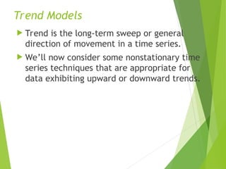 Time Trend Time Series Analysis and Forecasting.ppt