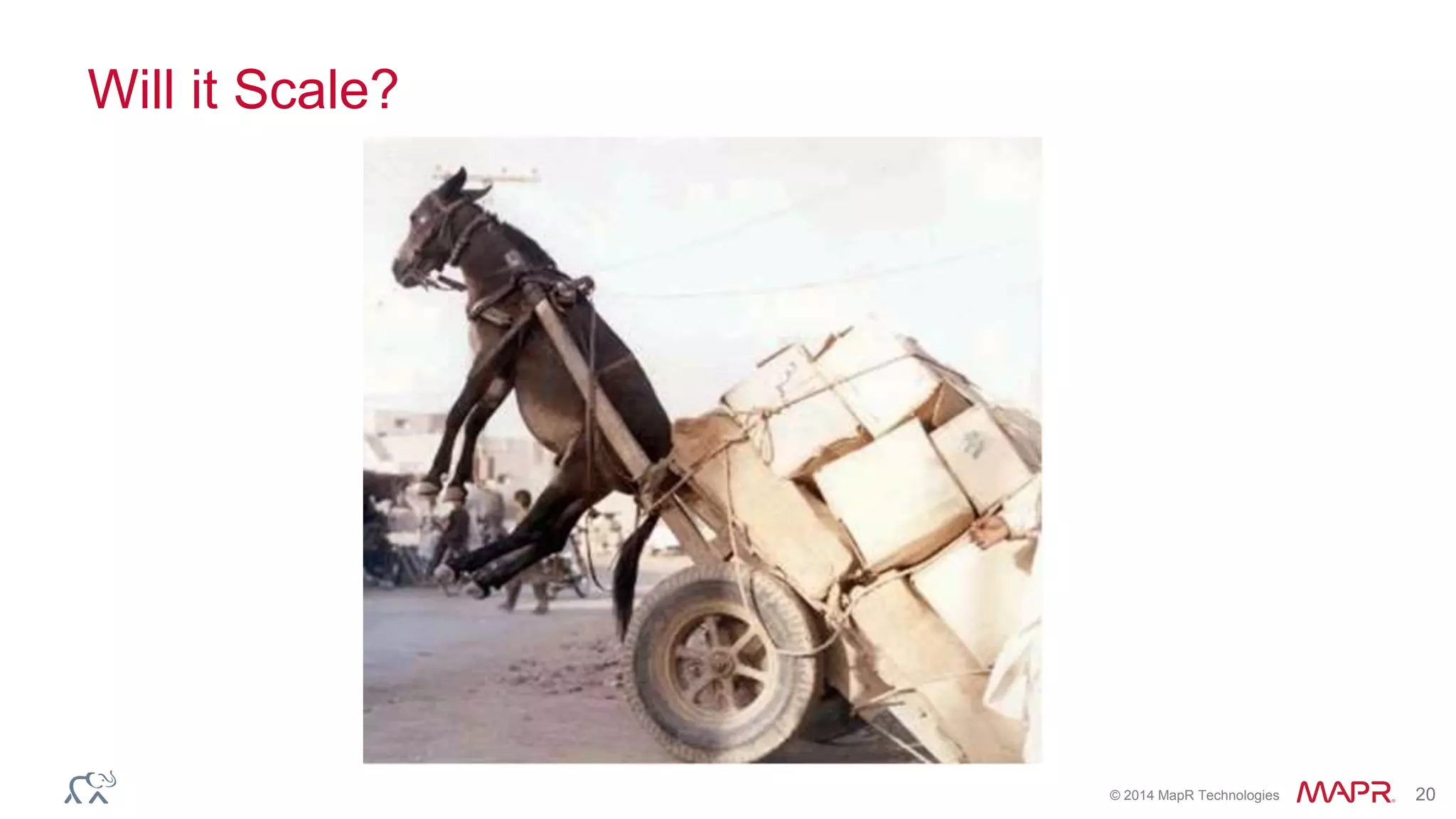 © 2014 MapR Technologies 20 
Will it Scale? 
 