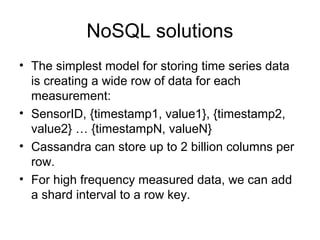 On time-series databases | PPT | Databases | Computer Software and ...