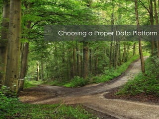 Choosing a Proper Data Platform
 