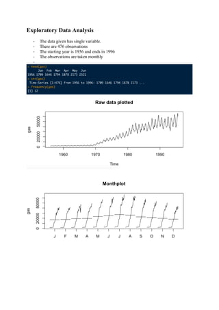 Time series forecasting | PDF